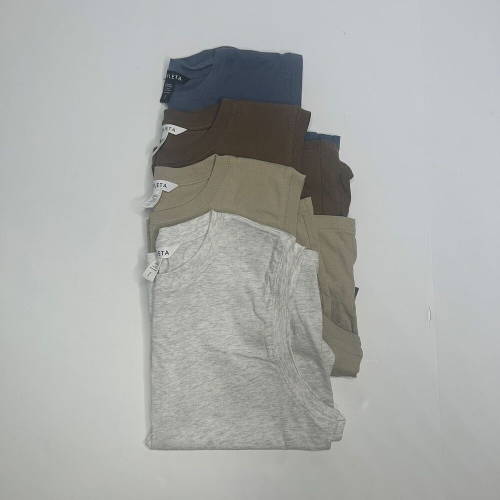 ATHLETA True Cotton Crop Tank Bundle of 4 Tanks - Size Small - Picture 2 of 6